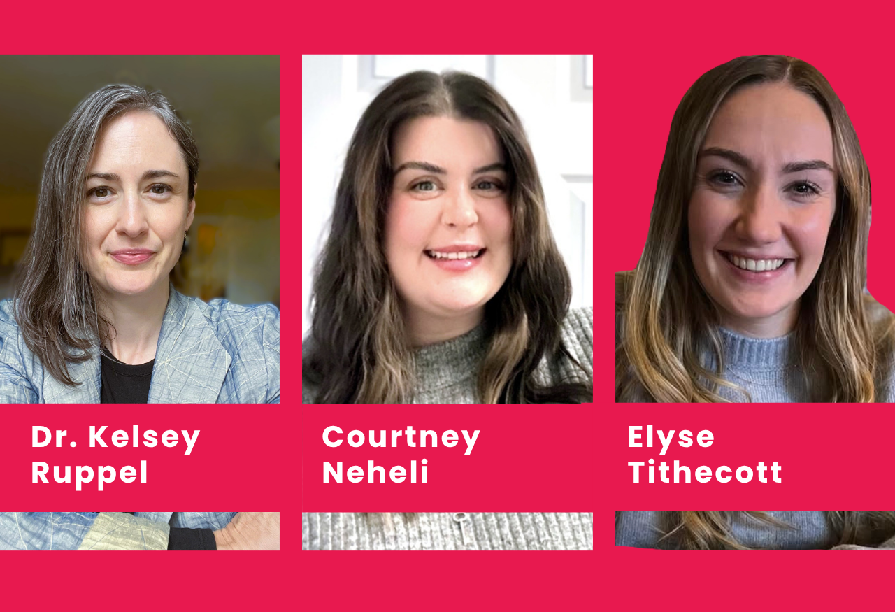 Headshot of three speakers